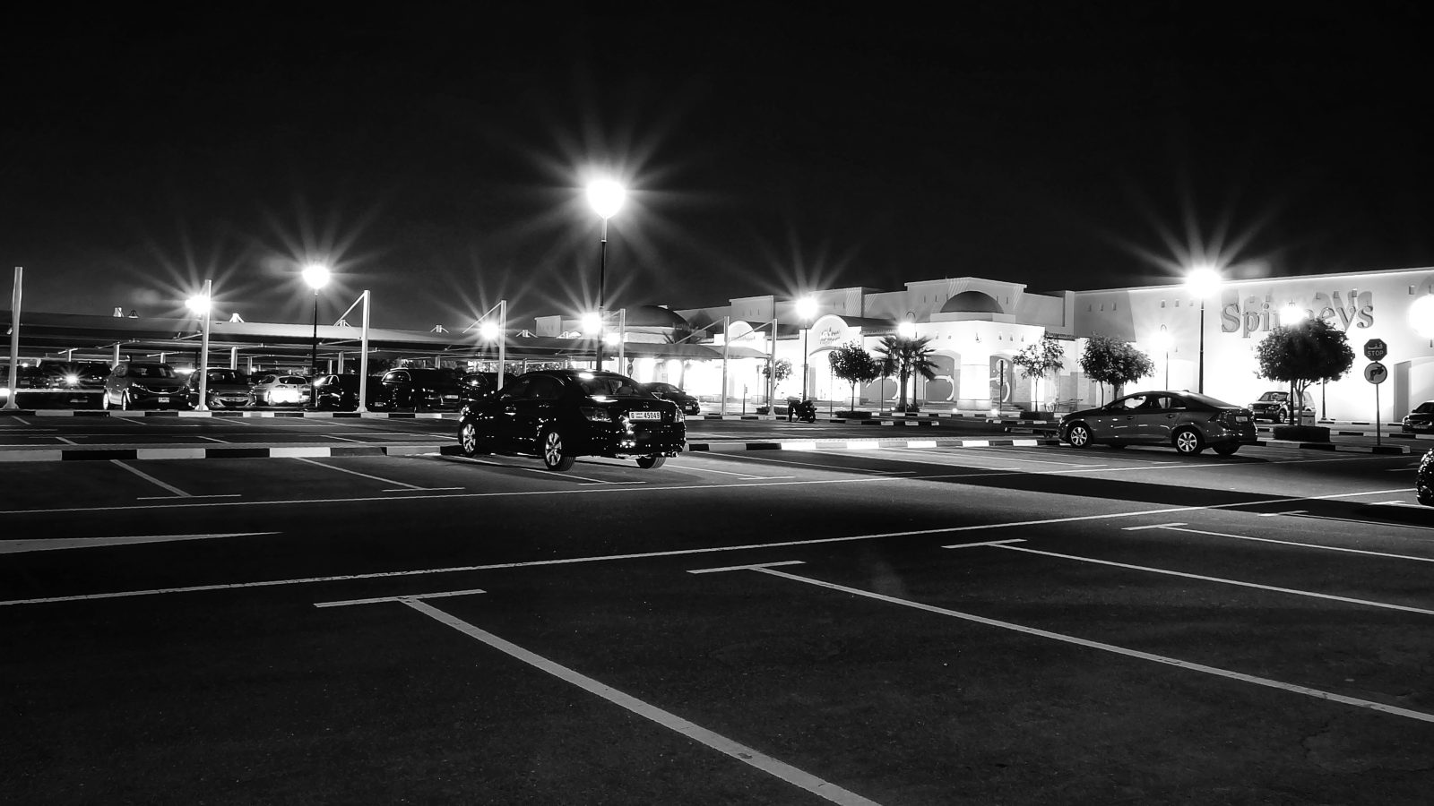 Retail and supermarket frontage serving residents of Dubai Silicon Oasis, photographed in 2014.